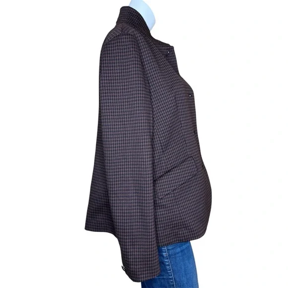 Rag & Bone Sadie Houndstooth Blazer In Brown Multi Sz 8 NWT